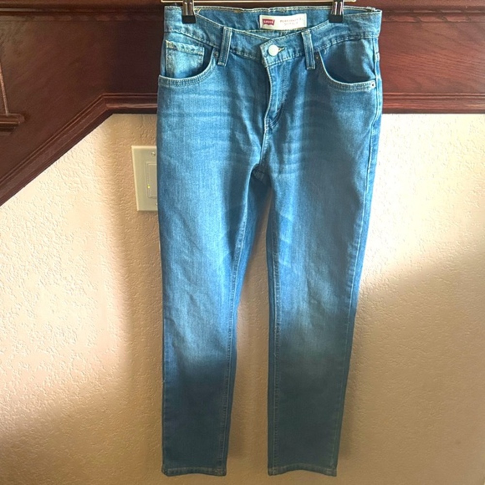 Levi's 511 14 Reg 27W 29L Slim Fit Men's Light Blue Jeans Casual Every Day Pants